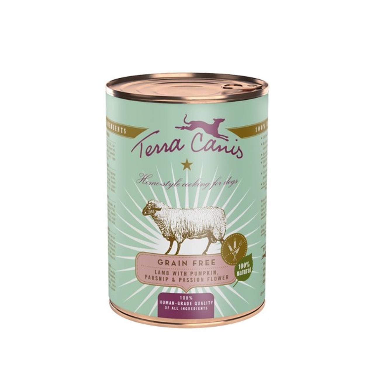 TERRA CANIS Boîtes Chien - Grain-free agneau - 400 g