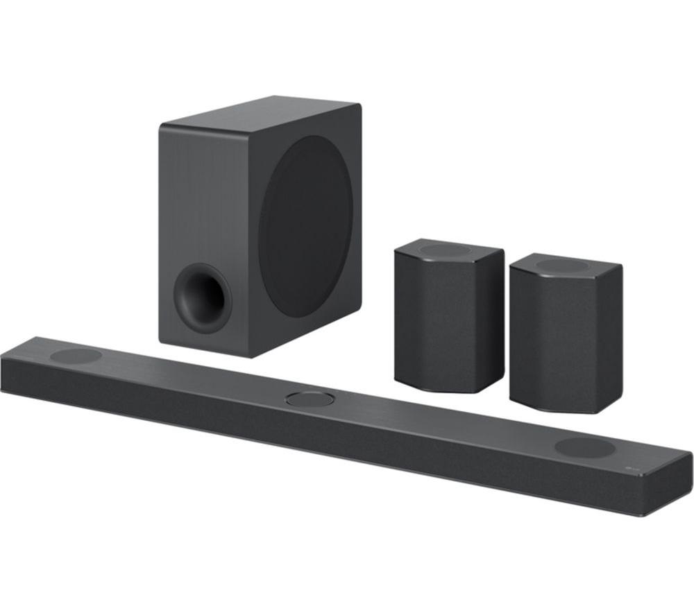 LG S95QR Bluetooth 9.1.5 Soundbar - Brushed Steel