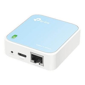 TP-LINK TL-WR802N 300Mbps Wireless N Nano Router (White/Blue)