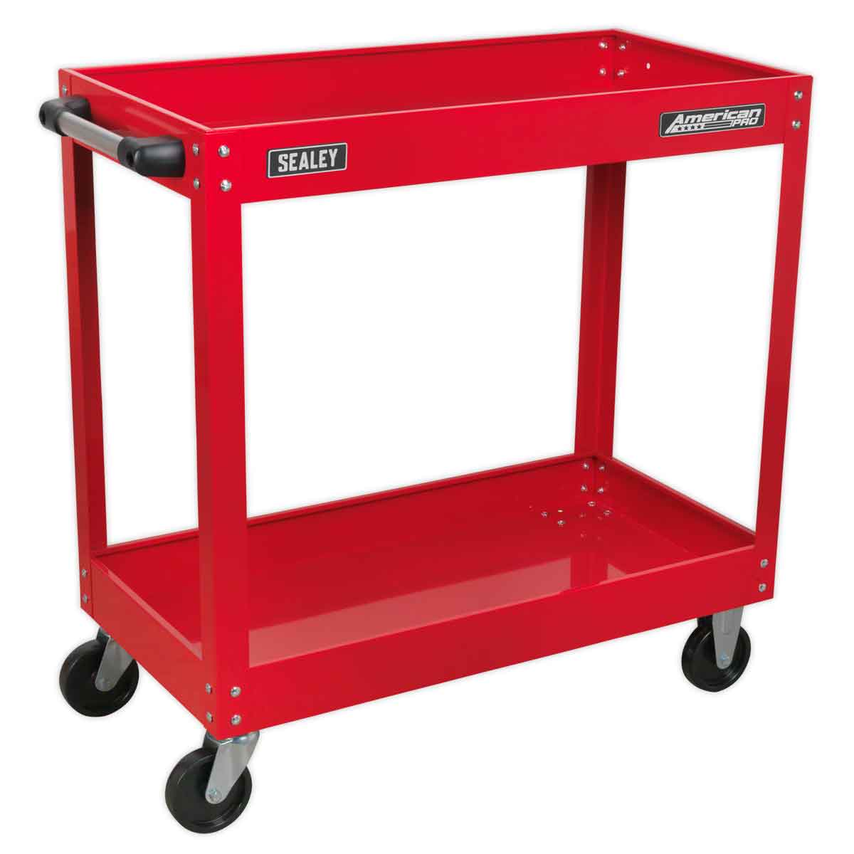 Sealey American Pro Workshop Trolley 2-Level Heavy-Duty