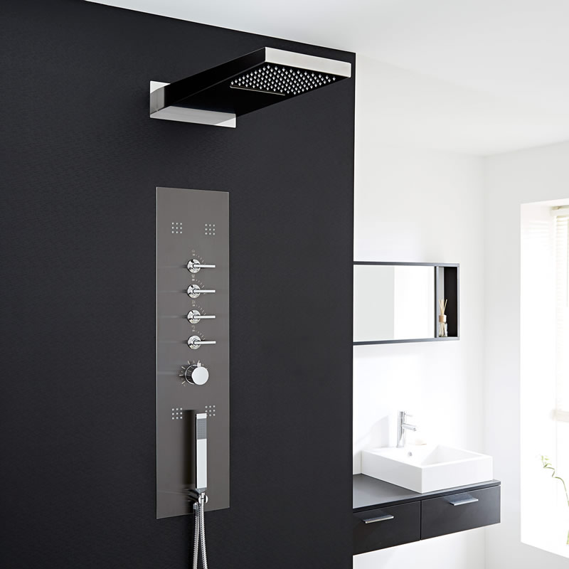 Hudson Reed Milano Concealed Thermostatic Shower Panel