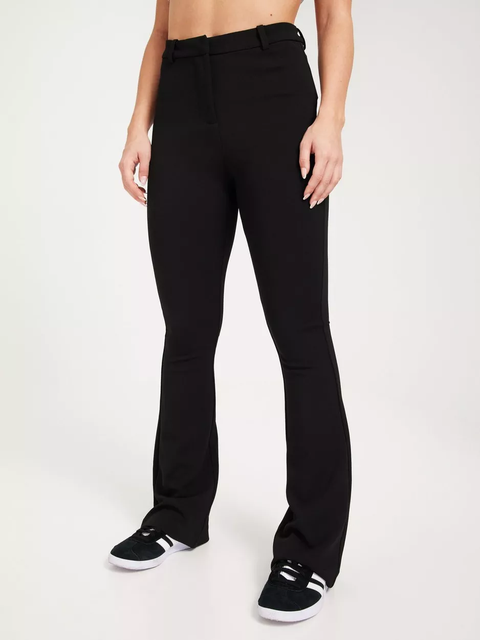  - Utsvingede bukser - Black - Vmamira Mw Flared Pant Ga Noos - Bukser