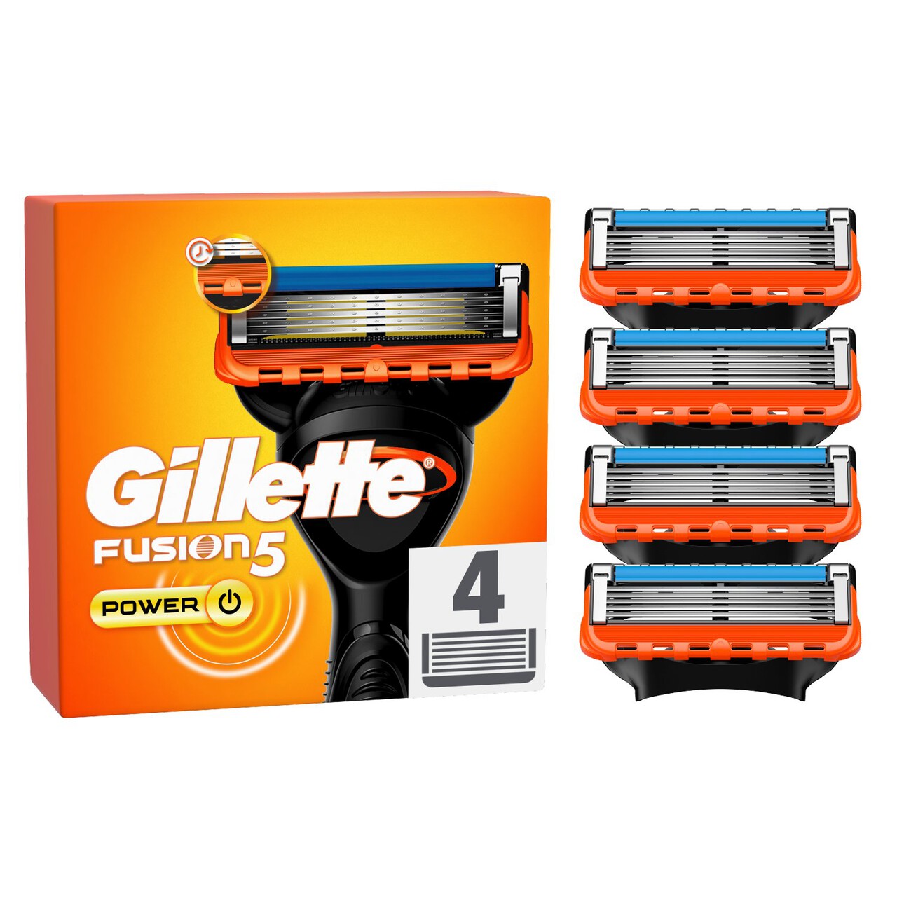Gillette Fusion 5 Power Cargador 4 Recambios