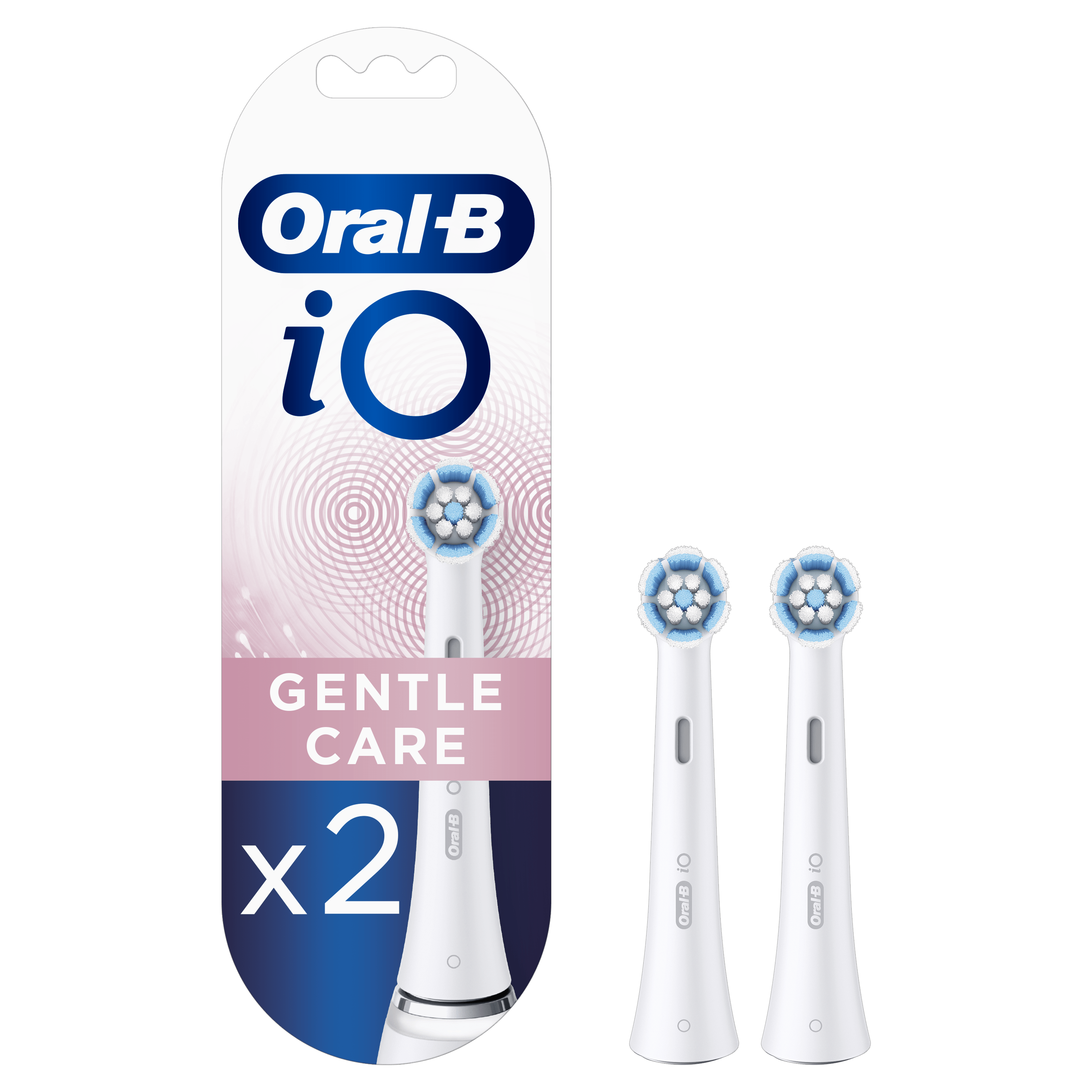 Oralb Oral-B iO Series Gentle Care Brush Heads White 2 Pieces