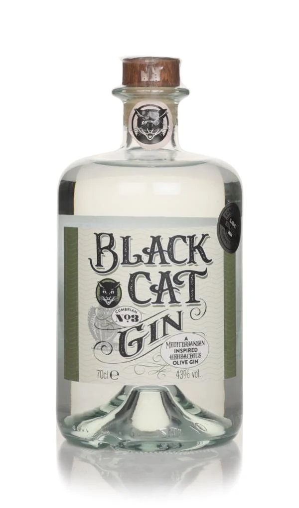 Black Cat Savoury Gin - Cumbrian No.3 London Dry Gin