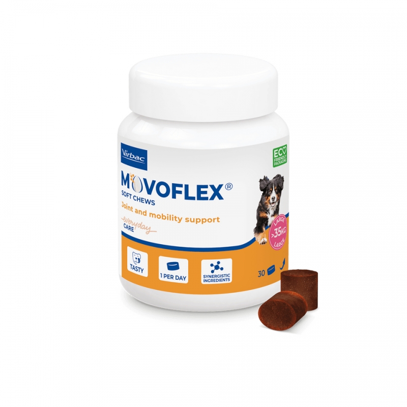 Virbac Movoflex Condroprotector para perros masticable Perros grandes +35Kg