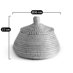 La Redoute Collection Akapa Basket with Lid by La Redoute