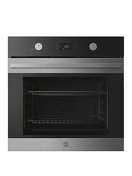  Ho6 H3T1Ctx 78L Single Oven, Tbcf, Cata Panels, Timer (Rotary) Ux - Black Glass &Amp; Stainless Steel - Oven With Installation