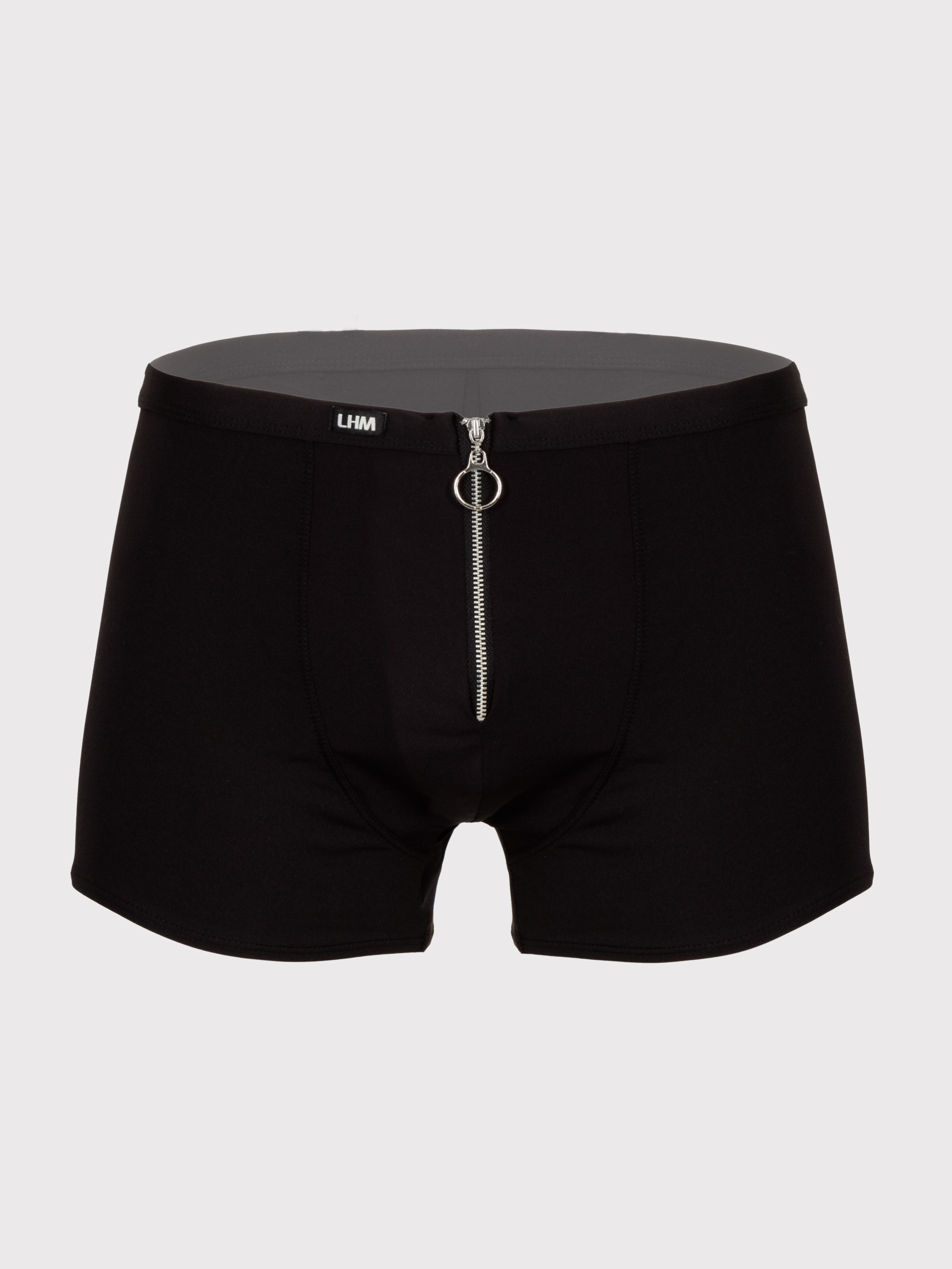 LHM Zip Front Microfibre Boxer Shorts | L / XL