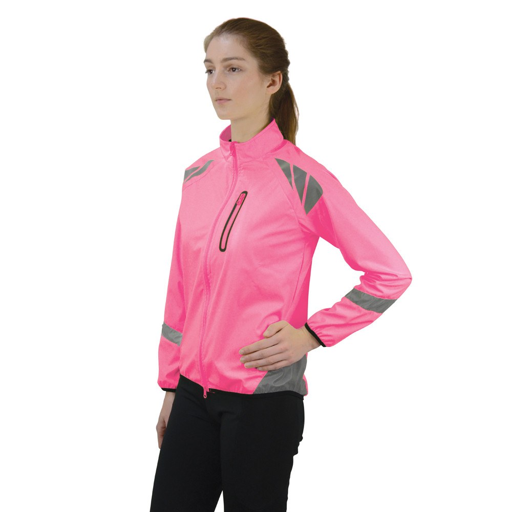 Hy Equestrian Reflector Children's Jacket Pink - 8-10 Years