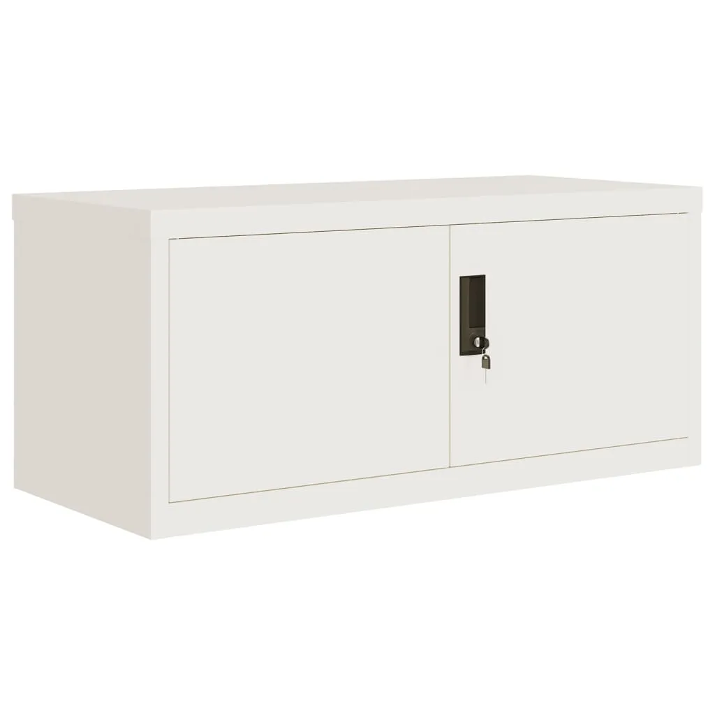 VidaXL File Cabinet White 90x40x40 Cm Steel