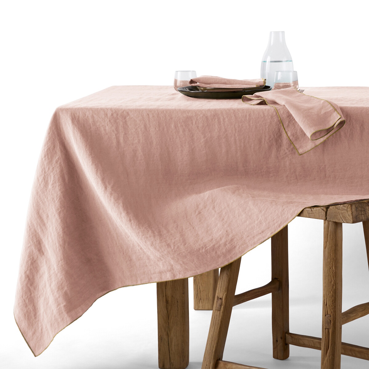 AM.PM Helmati 100% Washed Hemp Tablecloth