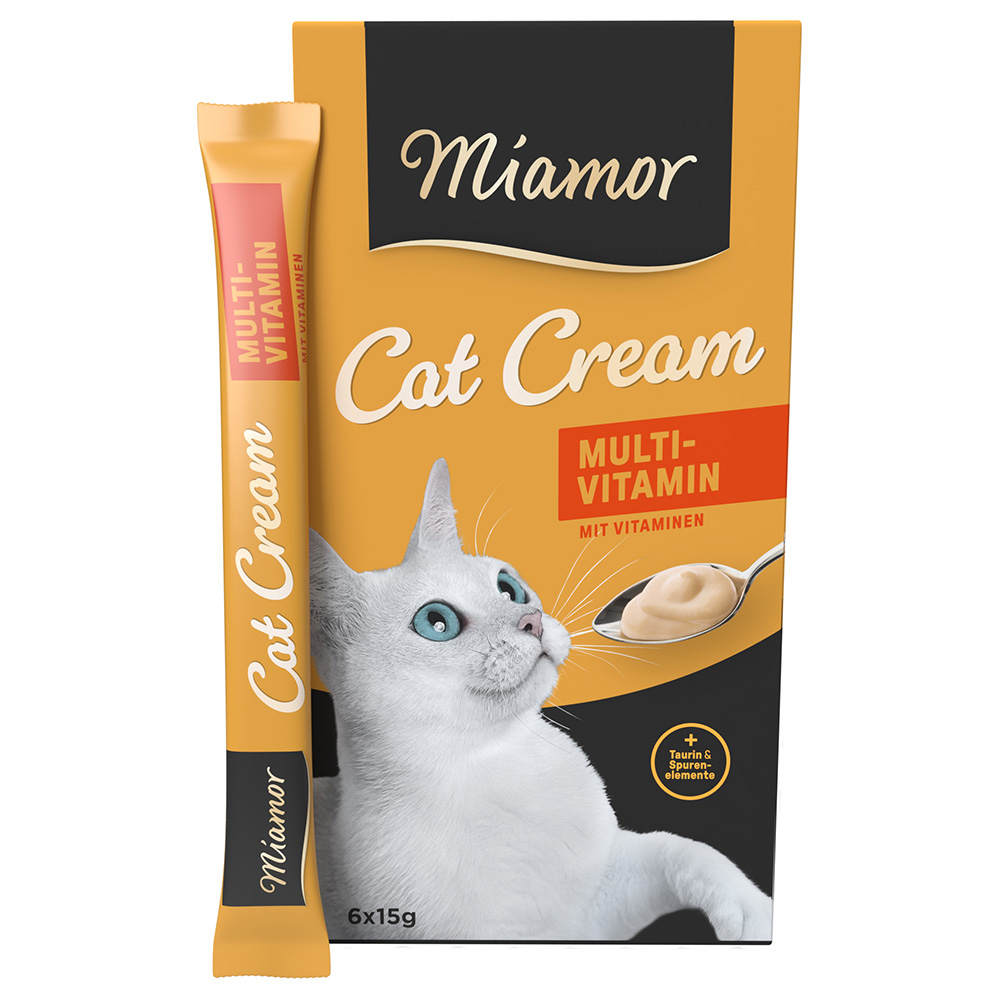 Mi Amor Miamor Cat Snack Multi-Vitamin Cream - 6 x 15g