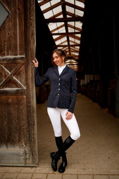 Covalliero Turinga Child Show Jacket Navy - Ages 14-15
