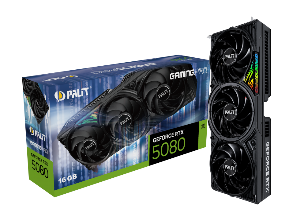 Palit Geforce Rtx 5080 Gamingpro 16gb Gddr7 Graphics Card