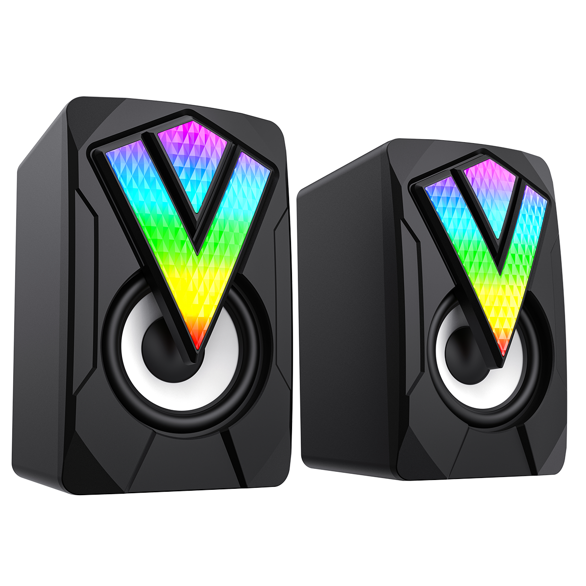 Gamemax Sr01 Rgb Pc Gaming Speakers