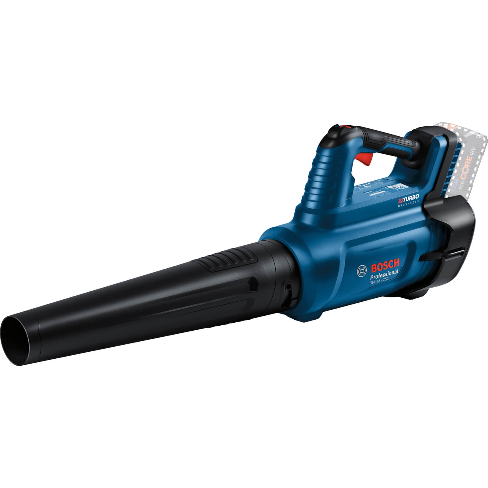 Bosch Professional Gbl 18v-750 Biturbo 18v Cordless Brushless Leaf Blower No Batteries No Charger