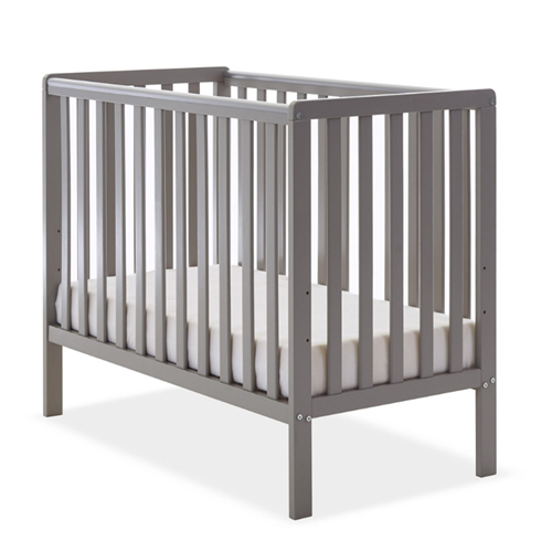 Obaby Bantam Space Saver Cot - Taupe Grey Grey Unisex