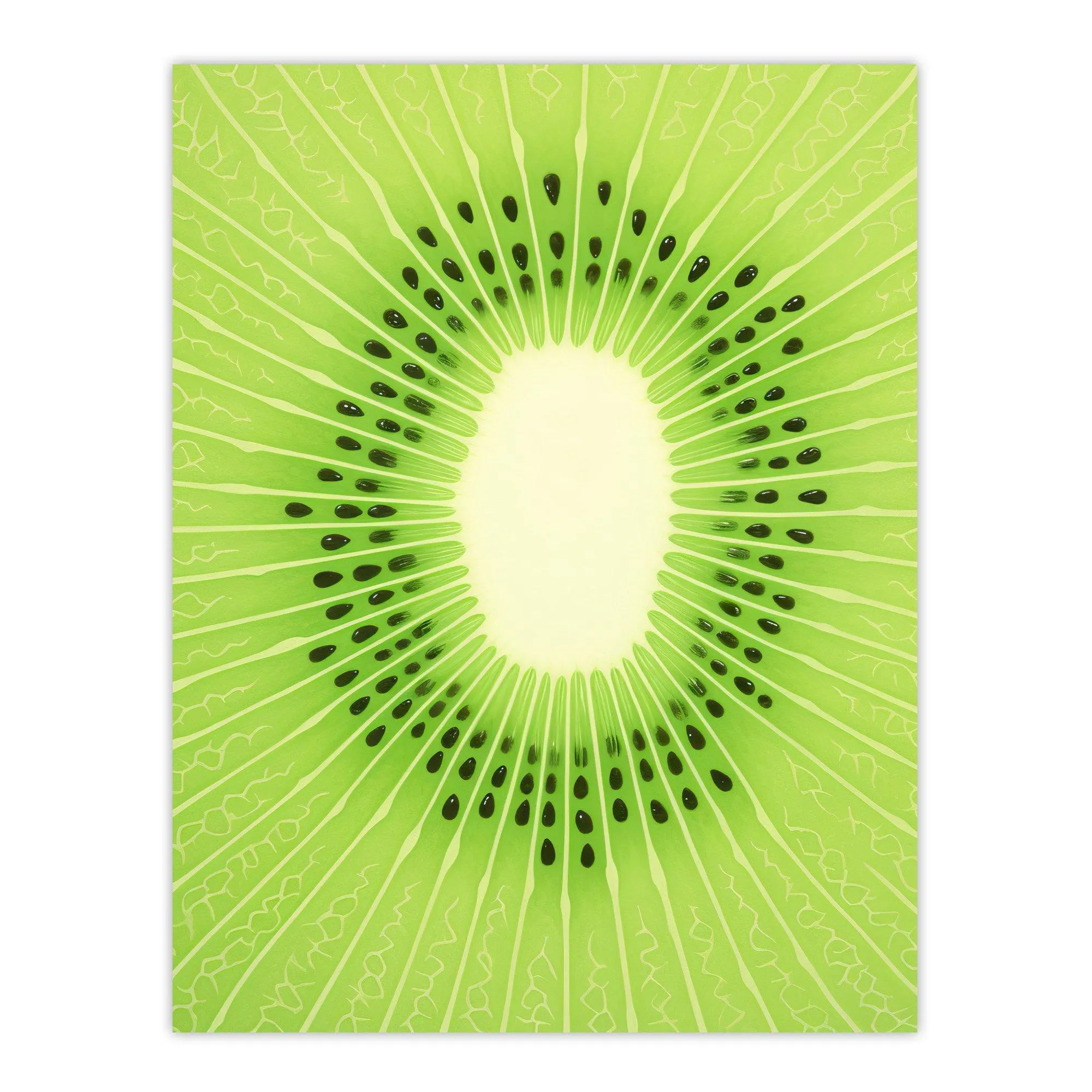 Kiwi Fruit Slice Minimalist Kitchen Artwork Interior Decor Unframed Wall Art Print Poster Home Decor Premium
