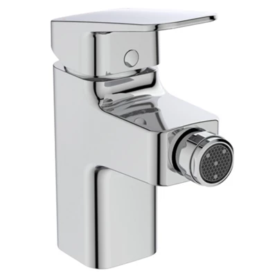 Ideal Standard Ceraplan Standard Chrome Effect Square Deck-Mounted Manual Bidet Mono Mixer Tap