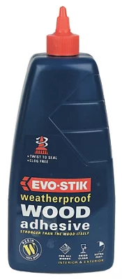 Evo-Stik Resin 'W' Weatherproof Wood Adhesive 1L White | 30813223