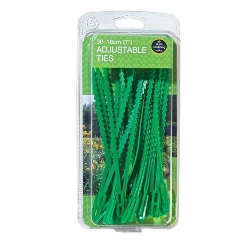 Garland 18cm Adjustable Ties for Gardening - 30 PACK