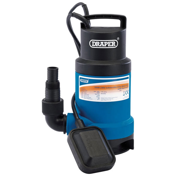 Draper 166l/min Sub Pump Dirty Water