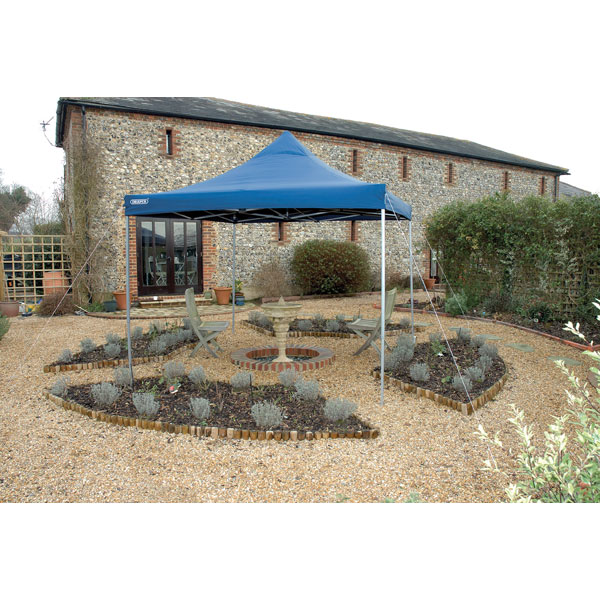 Draper Folding Gazebo, 3 X 3M, Blue 76942