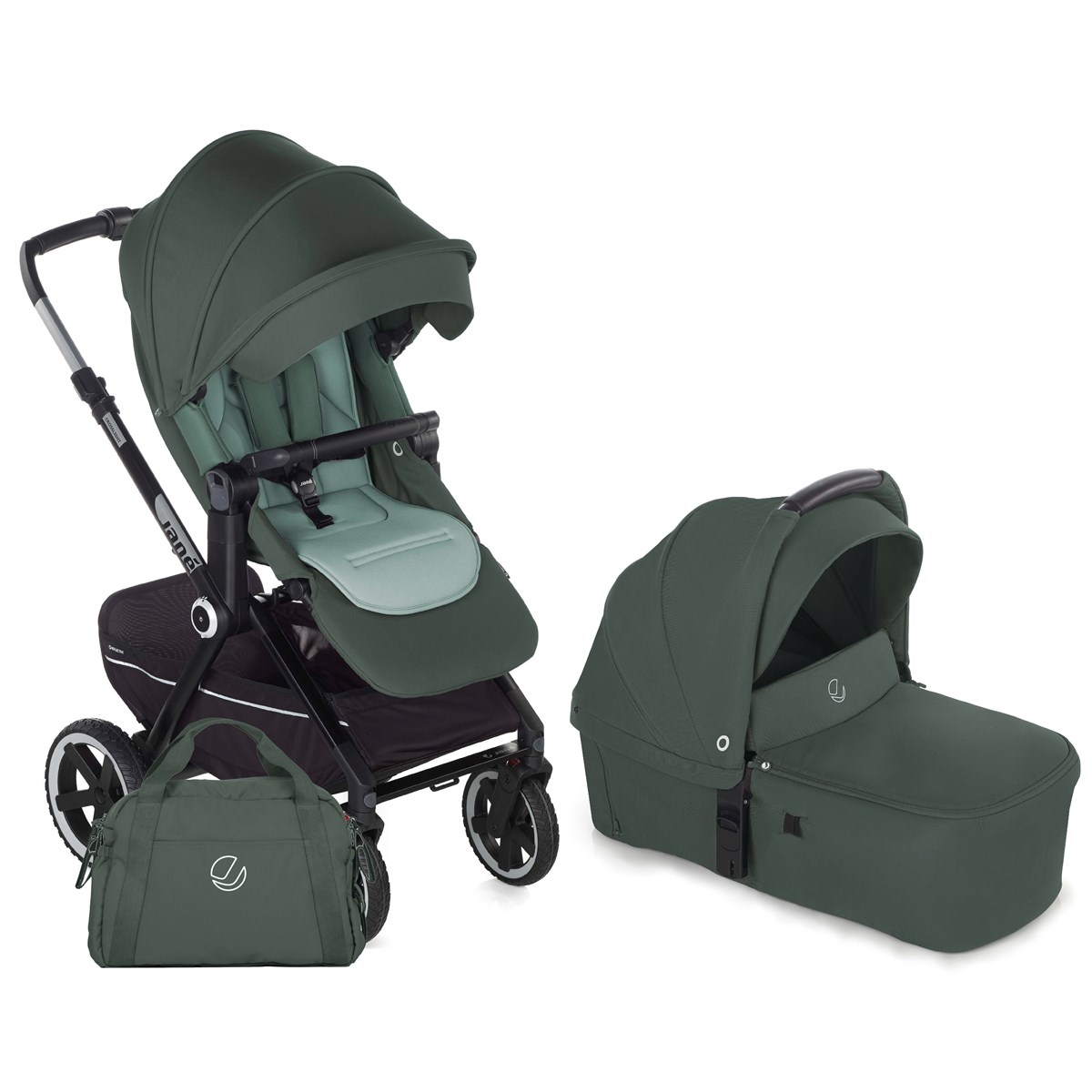 Crosslight-3 + Sweet 2in1 Pram - Botanic