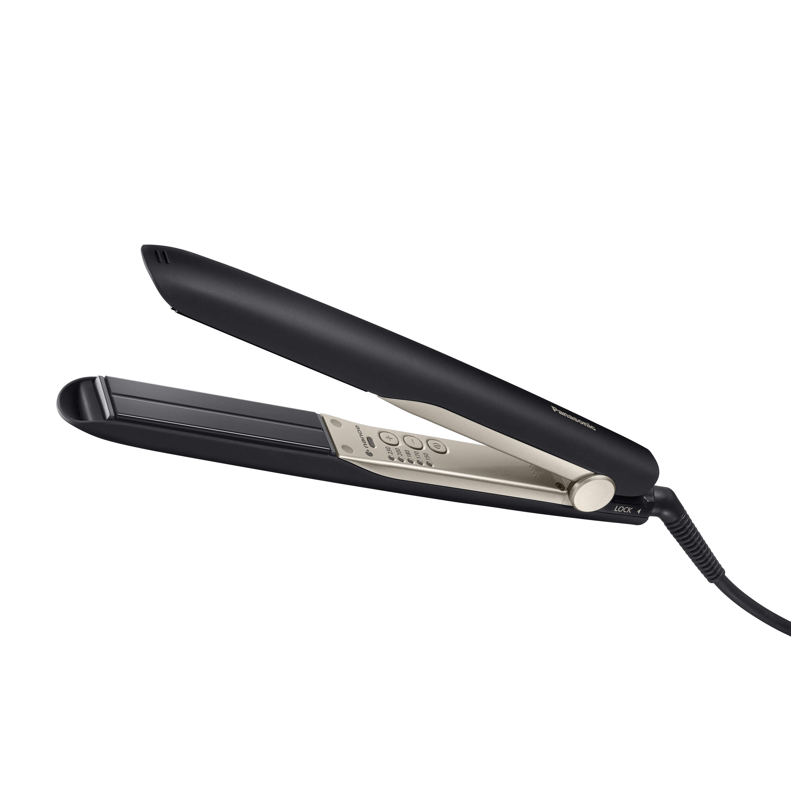Panasonic nanoe™ EH-HS0E-K895 Hair Straighteners - Black / Gold