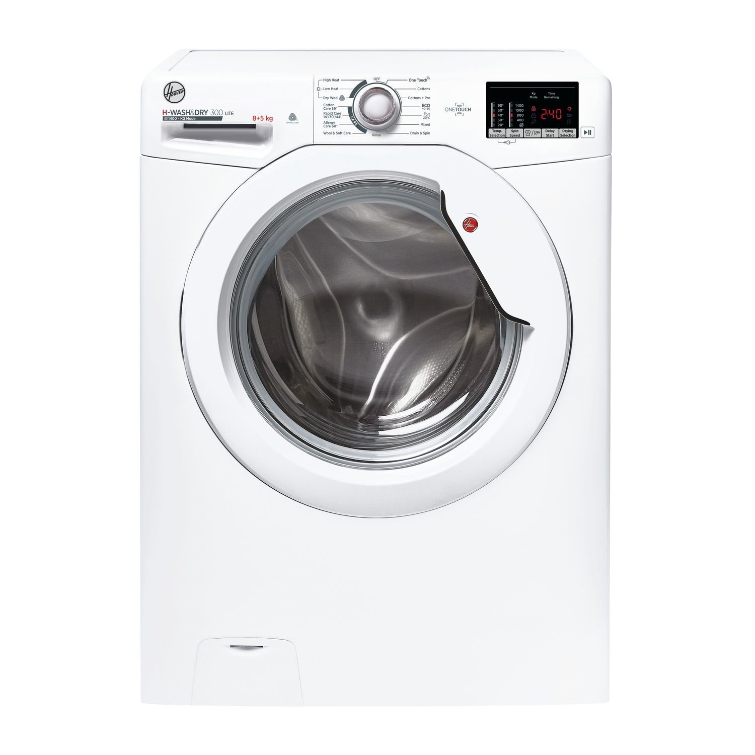 Hoover H-WASH&DRY 300 H3D4852DE 8Kg / 5Kg Washer Dryer with 1400 rpm - White - E Rated