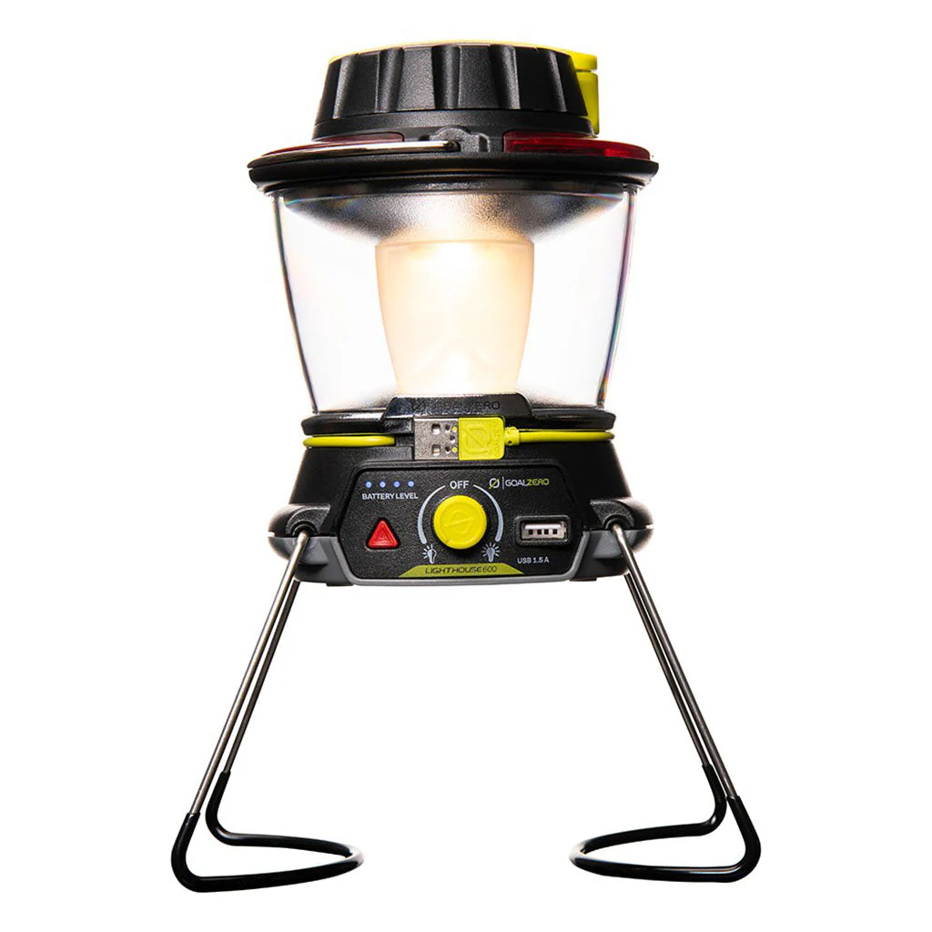 Goal Zero 32010 Lighthouse 600 LED Lanterne de camping 600 lm à batterie 498 g noir, jaune