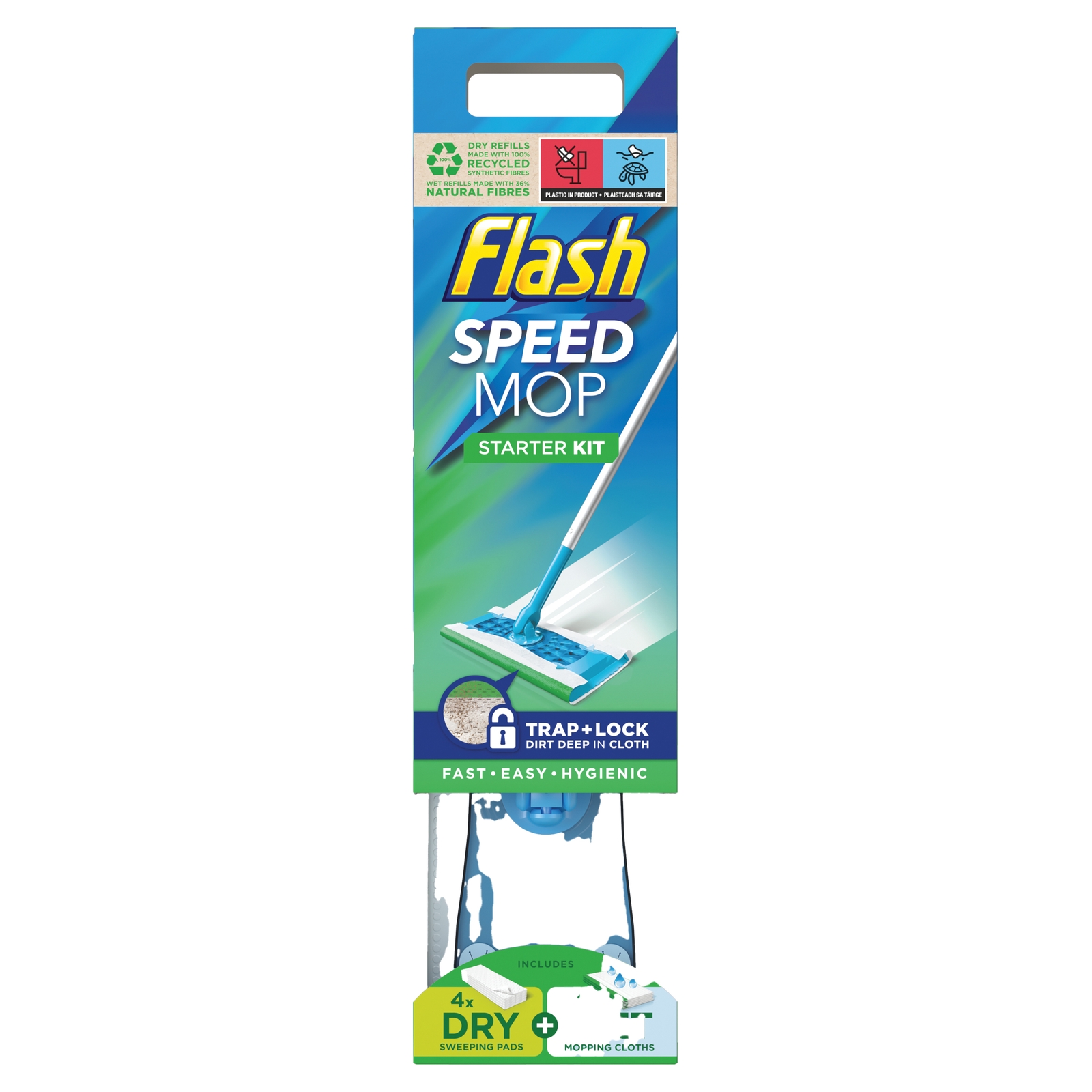 Flash Speedmop Starter Kit 4X Wet&#47;Dry Refills