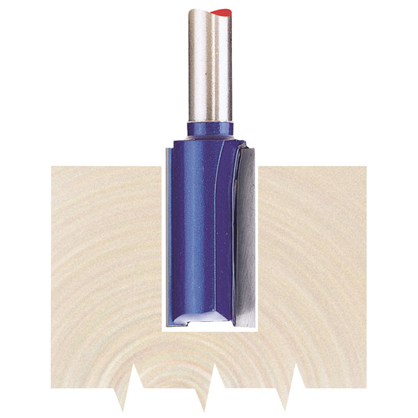 Draper Tct Router Bit, 1/4" Straight, 12.7 X 25mm 75334