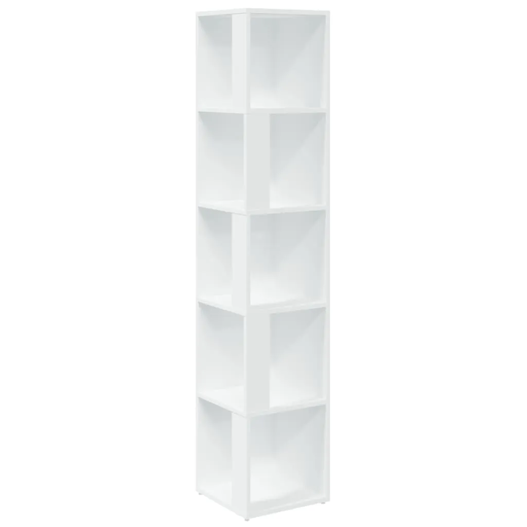 VidaXL Corner Cabinet White 33x33x164.5 cm Chipboard