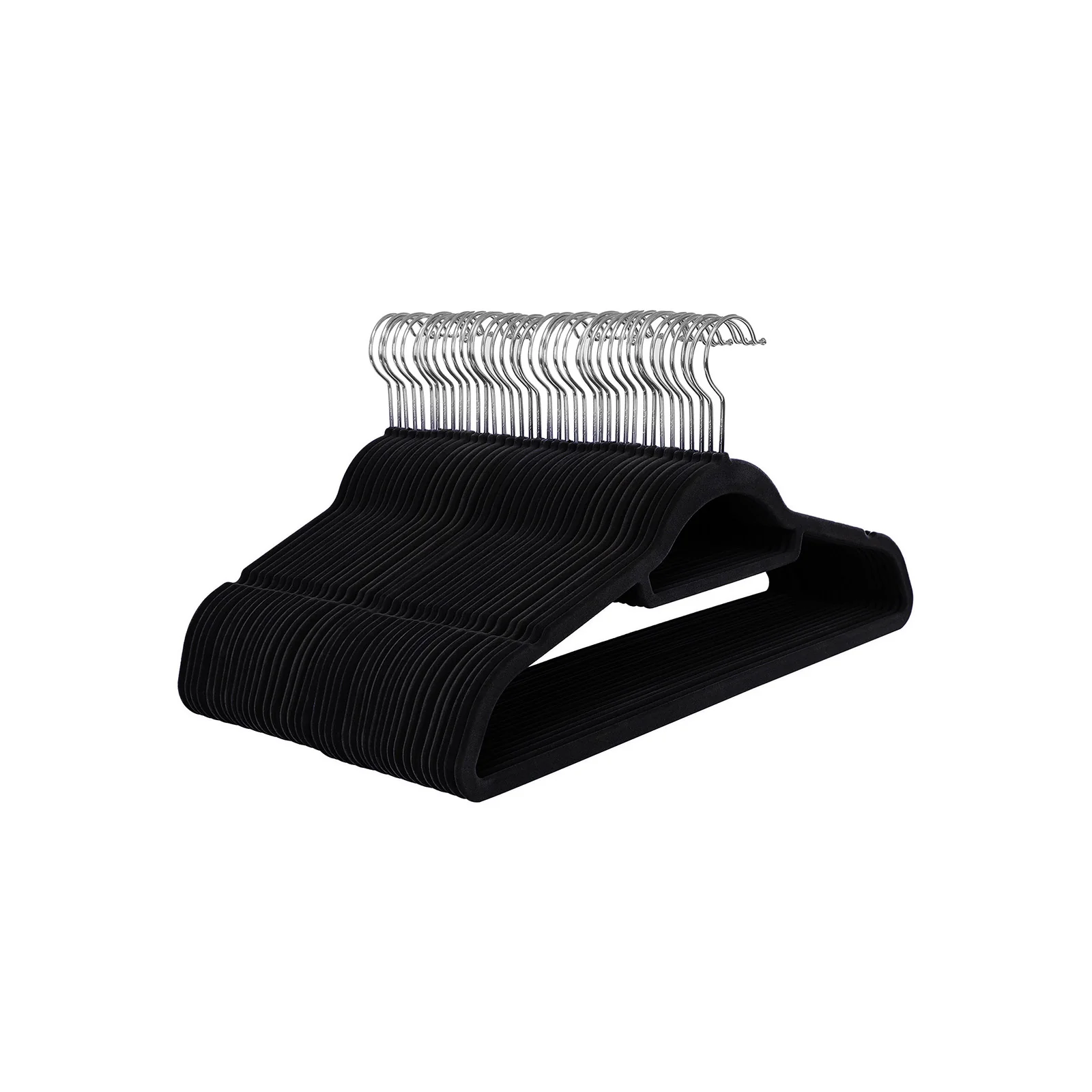 SONGMICS 50 Cintres velours noir