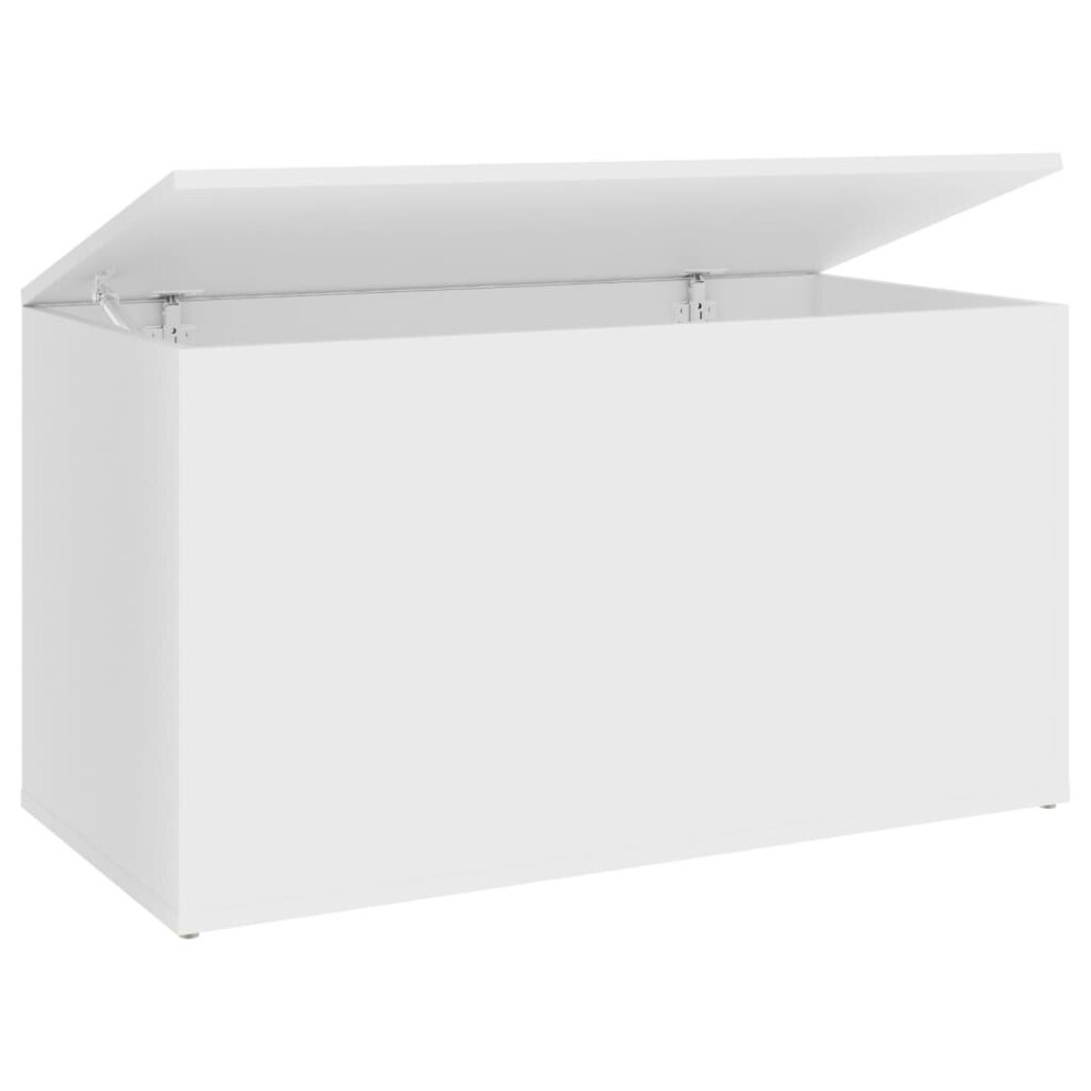 VidaXL Storage Chest White 84x42x46 cm Engineered Wood
