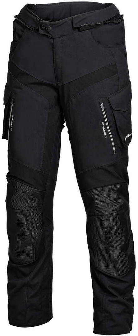 IXS Tour Shape-ST Motorcycle Textile Pants, black, Size S, black, Size S