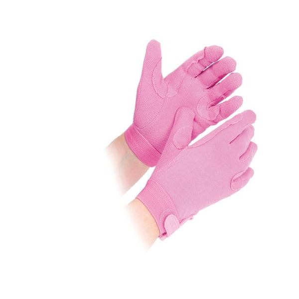 Shires Newbury Gloves - Childs - Pink - M
