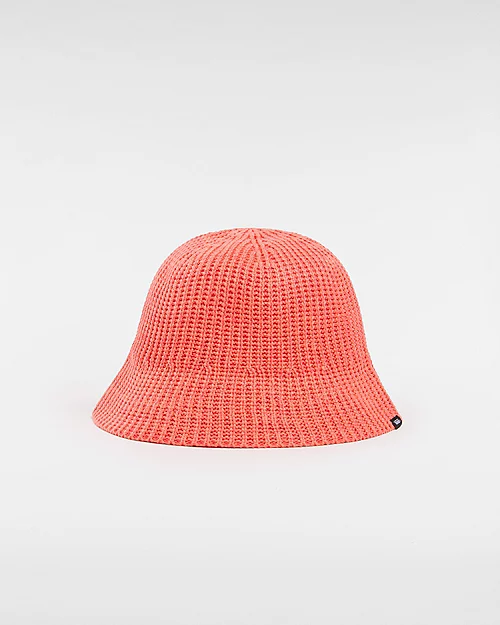 Vans Knit Bucket Hat (carnelian) Unisex Orange, Size S/m