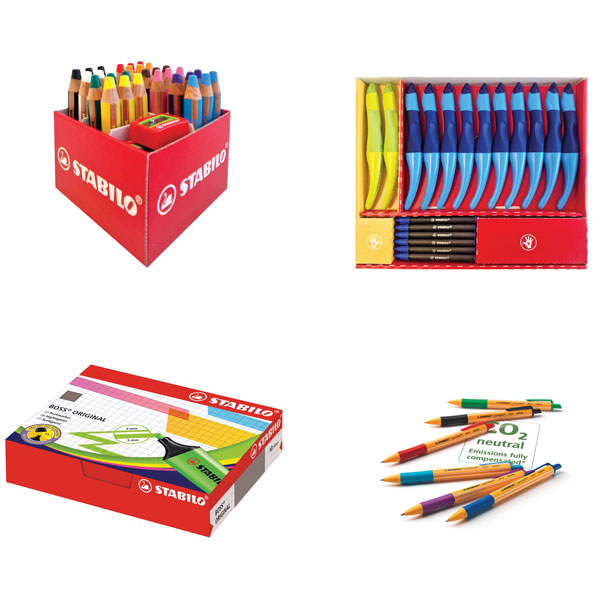 Stabilo 203/300-02 Triangular Colouring Pencil Trio thick 300 set ...