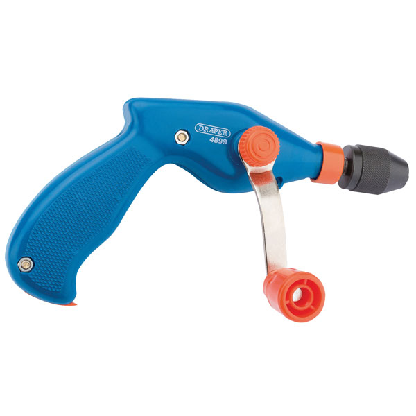 Draper 13841 8mm or 3/8" Chuck Pistol Grip Hand Drill