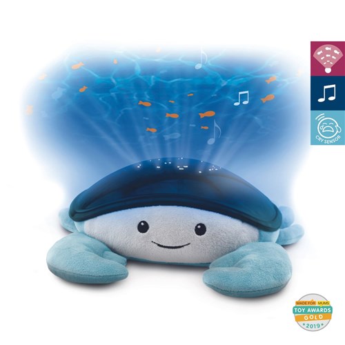 ZAZU Cody The Crab Ocean Projector, Night Lights & Projectors, Blue