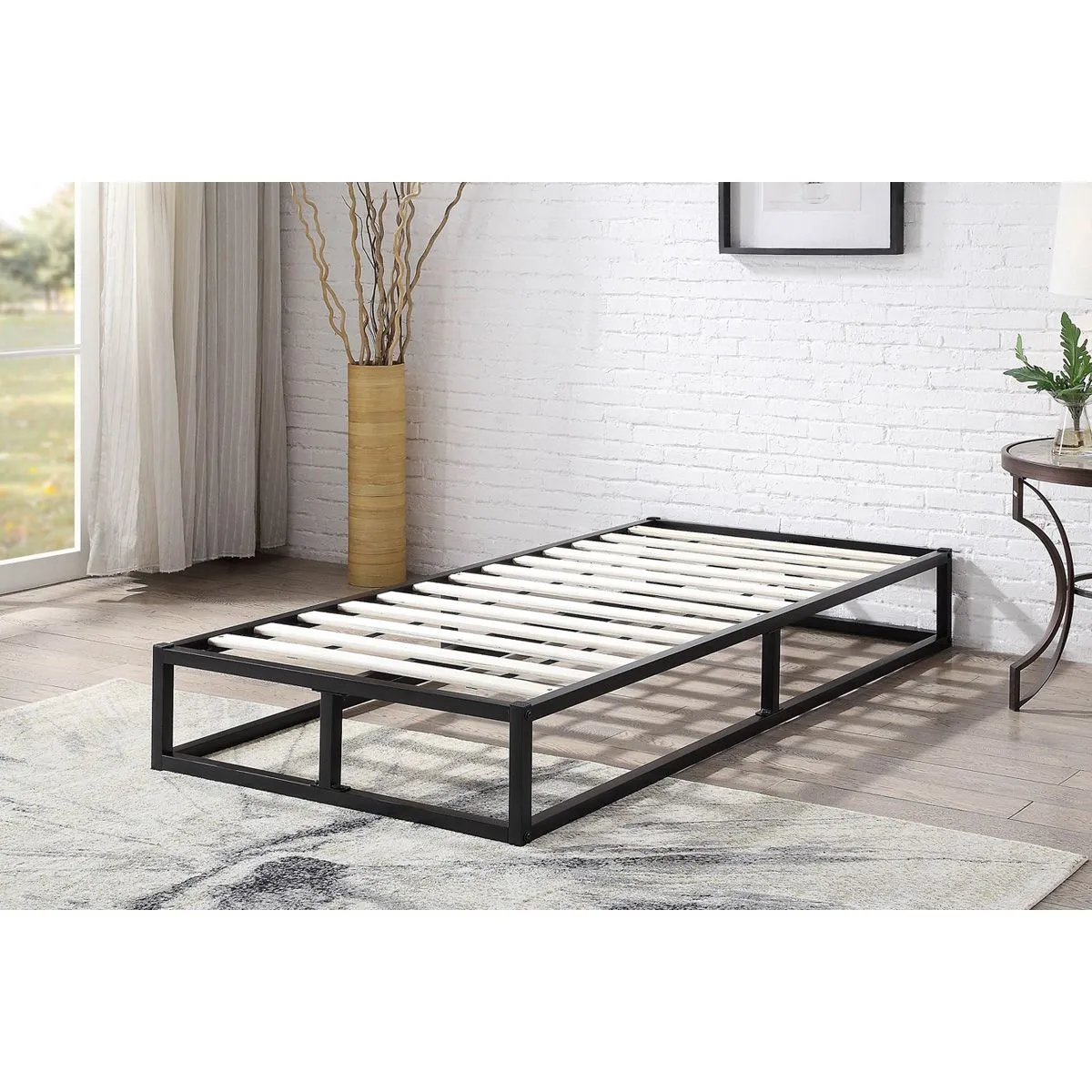 CrazyPriceBeds (Single 3ft) Amersham Metal Platform Bed Frame