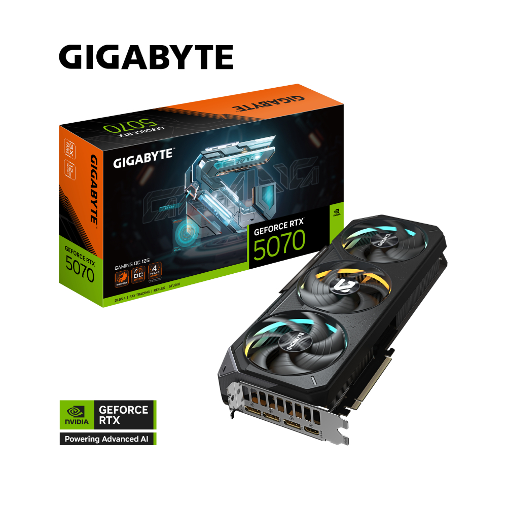 GIGABYTE Geforce Rtx 5070 Gaming Oc 12gb Gddr7 Graphics Card
