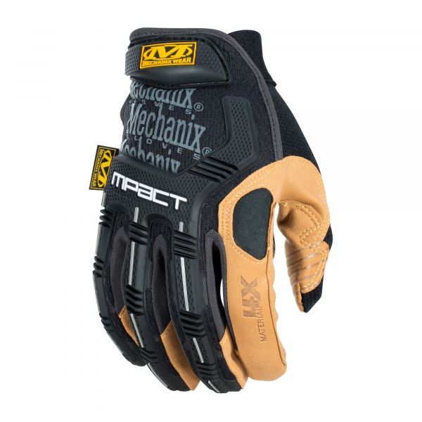 Mechanix Wear Hommes Gants Material4x M-Pact noir/coyote Coyote, Noir/noire S