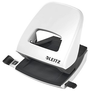 Leitz Leitz WOW Metal Hole Punch, Pearl White | Desk Accessories > Hole Punches > Hole Punches