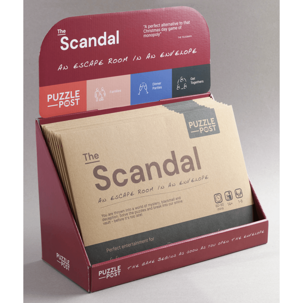 Puzzle Post An Escape Room in An Envelope: The Scandal