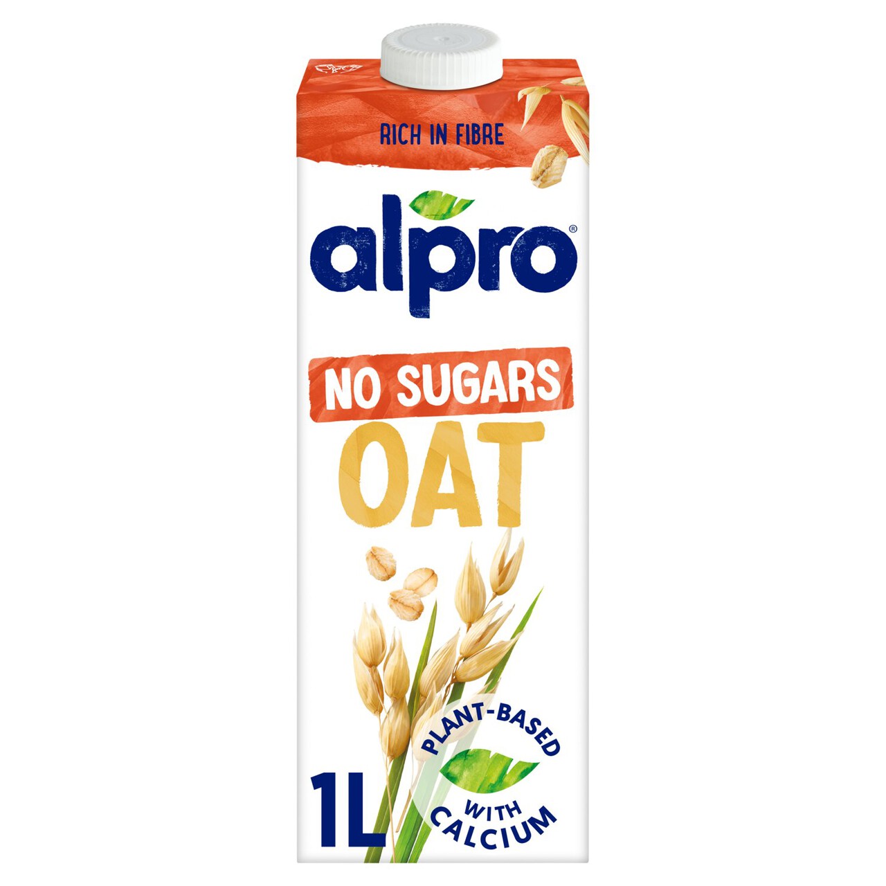Alpro Oat Drink No Sugars 1L (8 Cartons)
