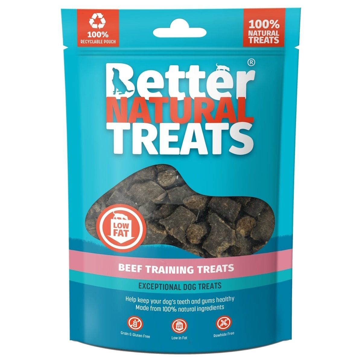 Better Natural Treats Beef Training Dog Treats - 90g
